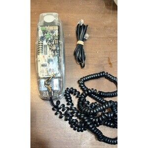 Vintage Conair Conairphone Clear Transparent Telephone Light Up SW205 UNTESTED